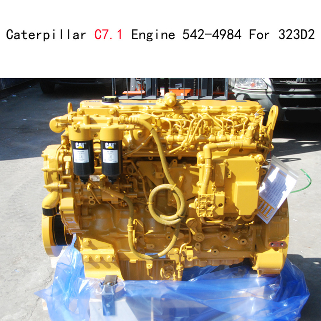 Двигатель Caterpillar 542-4984 C7.1 EFI в сборе для 323D2 